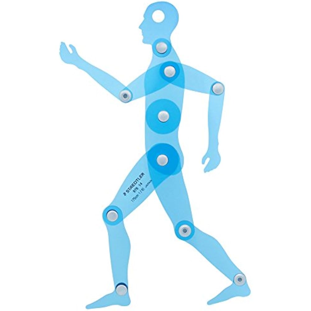 STAEDTLER (STAEDTLER) template humanoid ruler 1 sheet 976 14