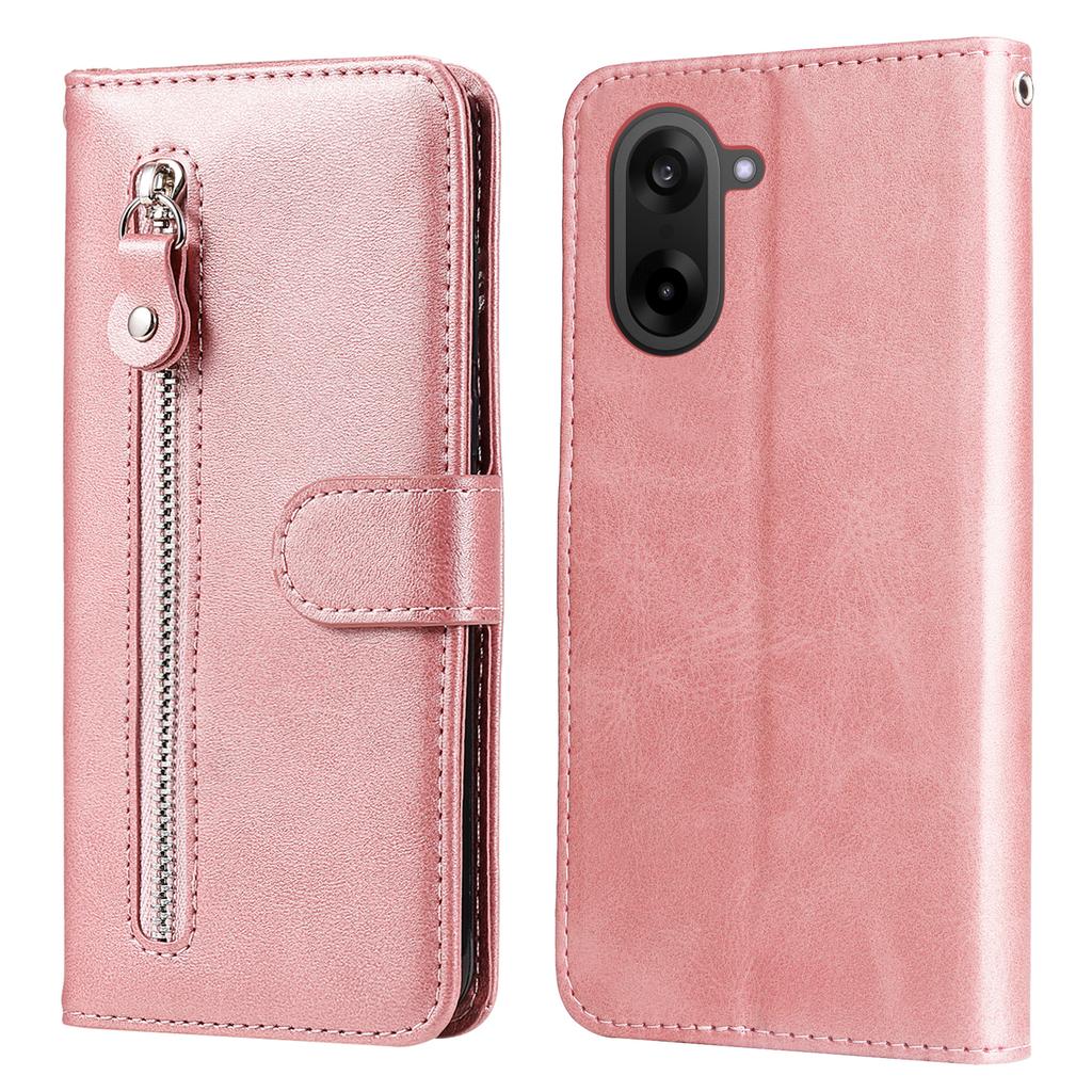 For OnePlus Ace 5 Racing 5G/OnePlus Nord CE5 5G PU Leather Cases with Zipper Pocket Wallet Phone Cover Stand