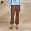 Women's Wide-Leg Cropped Casual Pants BDR2KD1013