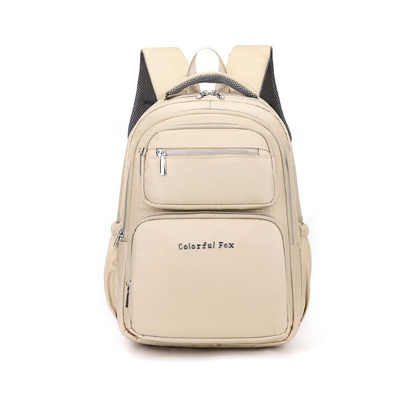 Colorful Fox new women's backpack multi-layer large-capacity anti-splashing backpack student schoolbag