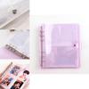 Transparent Sparkling Large Capacity 6hole Album With Pp Cover For Gift Giving And Collecting