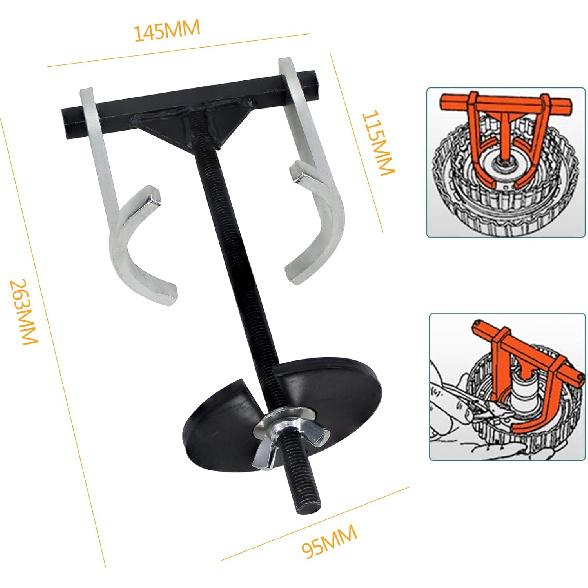 2 Legs Transmission Spring Compressor, Automatic Transmission Clutch Removing and Installing Tool Kit, Strut Spring Compressor