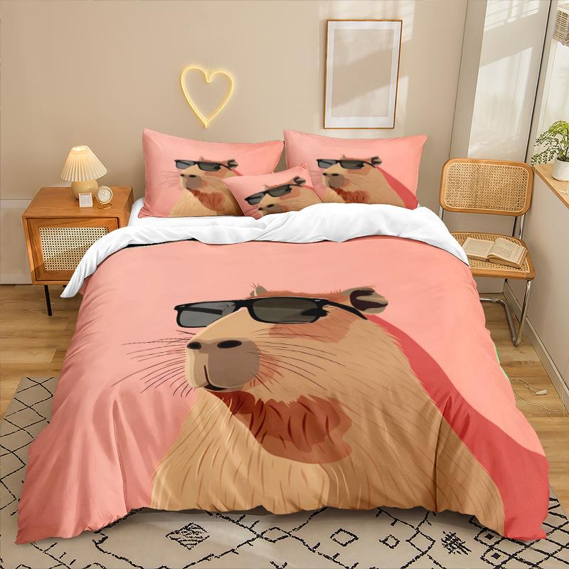 

Sea Lion Series 3D Digital Printing Three-Piece Bedding Kit Bed Sheet Quilt Cover 90 * 200 two-piece set
