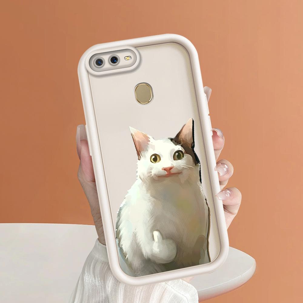 Coque de protection antichoc en silicone souple avec motif de dessin animé pour appareil photo OPPO Reno Realme OnePlus