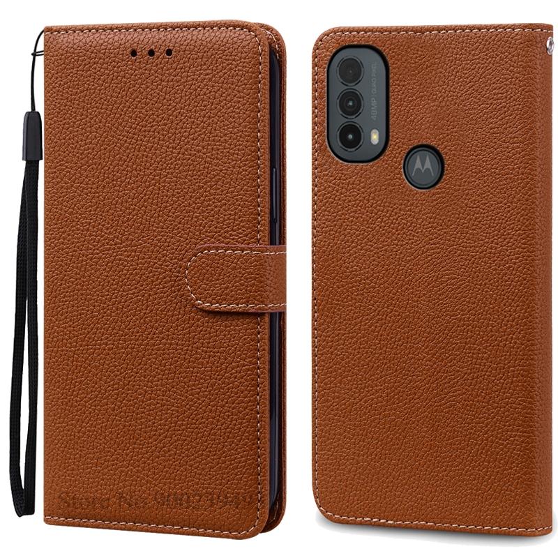 E20 E30 E40 Pouzdro Pro Motorola E20 Pouzdro Peněženka Kožený Vyklápěcí Kryt Pro Motorola Moto E40 E30 E20 Pouzdro Vyklápěcí Knižní Kryt Fundas