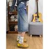 Plus Size High Waist Wide Leg Cropped Denim Pants for Women, Summer 2026 – Loose Fit, Slimming Straight Leg Shorts