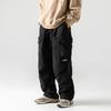 Outdoor Waterproof Double Knee Parachute Soldier Pants, Winter Functional Three-dimensional Pocket Workwear, Casual Pants for Men