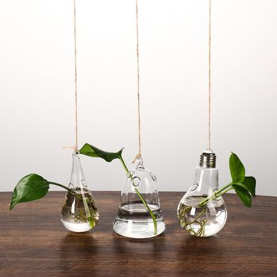 Kreative Hängende Kugel Glas Blume Glas Vase Hydrokultur Blumentopf Terrarium Container Garten Liefert Party Home Dekoration
