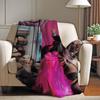 Female singer Theodora Blanket For Sofa Office Bed Plane Travel Sleep Read Relax Camping Soft And Warm