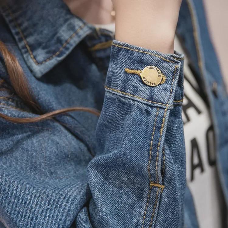 2022 Spring/Autumn Women's Loose Plus Size Korean BF Denim Jacket
