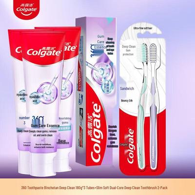 360 Binchotan Deep Clean Toothpaste & Toothbrush Set