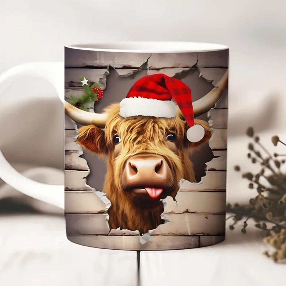 Ceramic Coffee Mug Tea Cup Christmas Gift