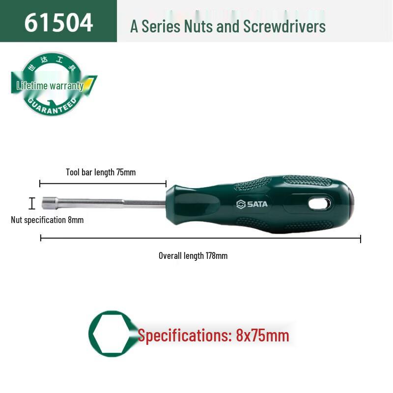 SATA A-Series Magnetic Hex Nut Driver