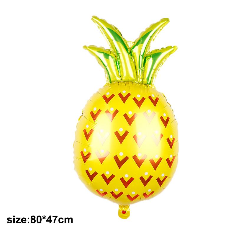 Adorable Fruit Theme Balloons Strawberry Watermelon Orange Pineapple for Nursery Birthday Decorations Outdoor  Style