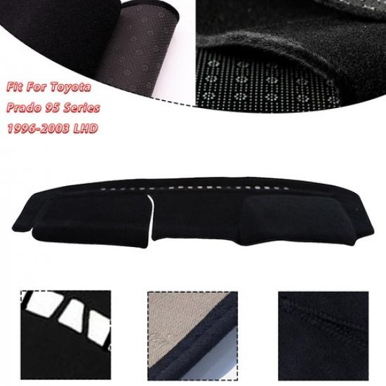 Auto DashMat Dashboard Cover Protector Non-slip Sun Mat For Toyota Prado 1996-03