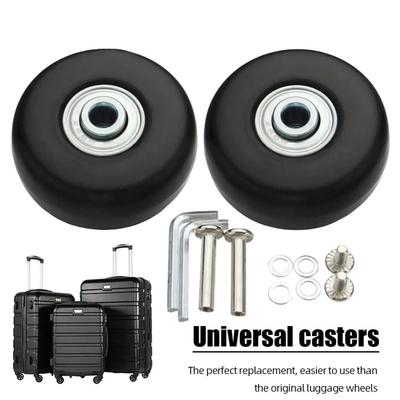 Wear Resistant Travel Luggage Silent Casters 40-70mm Wheel Replacement Set  Suitcase Parts