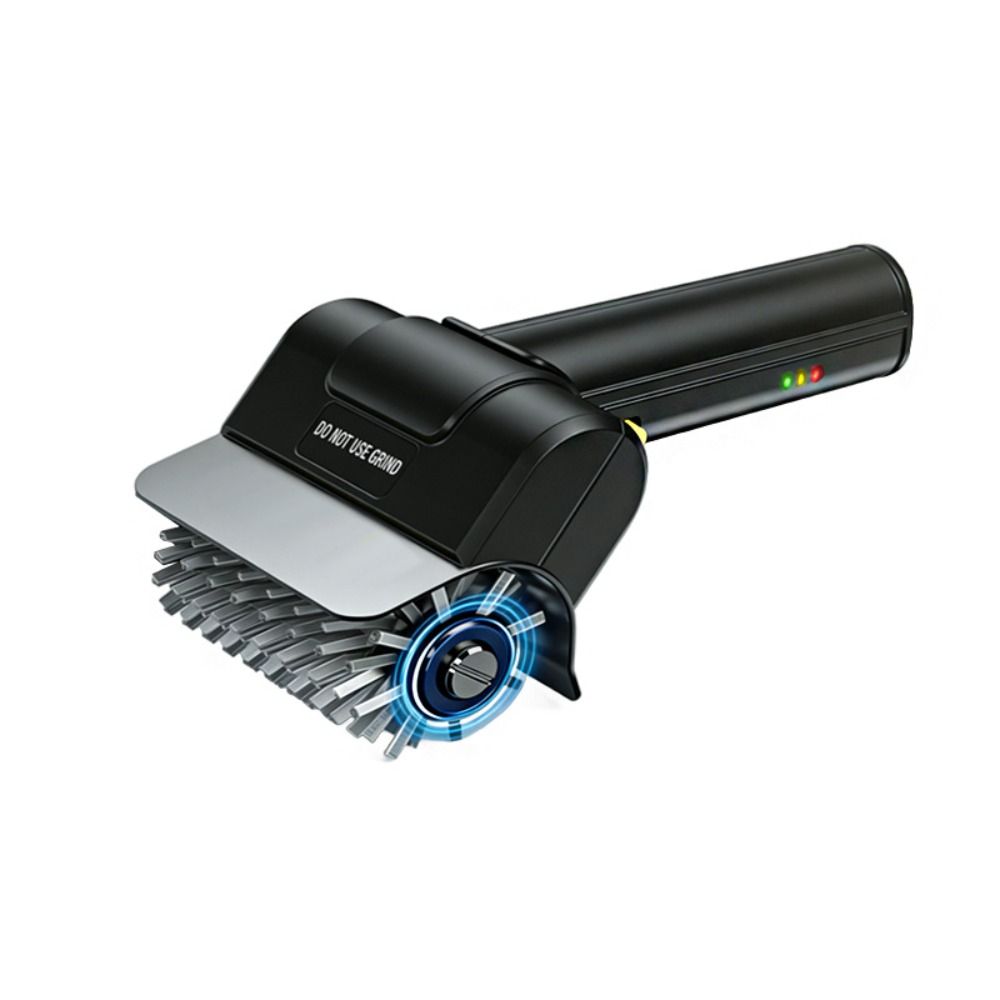 Stainless Steel BBQ Cleaning Brush High Speed Roller Grill Cleaner Brush  Camping Grill