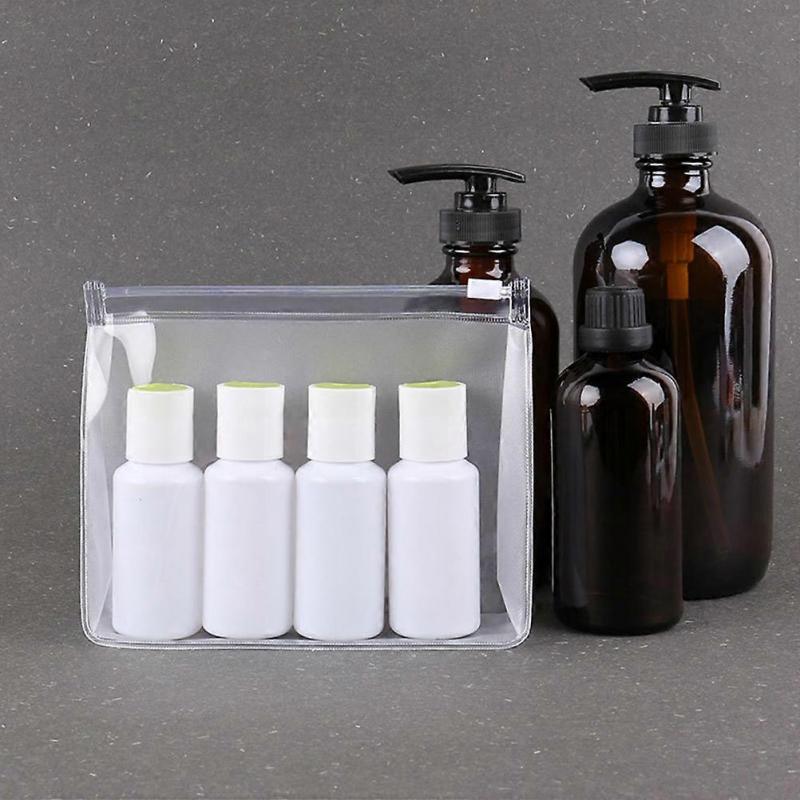 Transparente Make-up-Taschen Kosmetikaufbewahrung für 3 Stück Tragbarer Toilettenartikel-Organizer