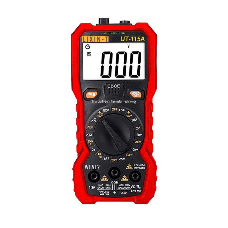 Lixinte 116A Smart High-Precision Multimeter - Anti-Burn Electric Meter for Household Repair.