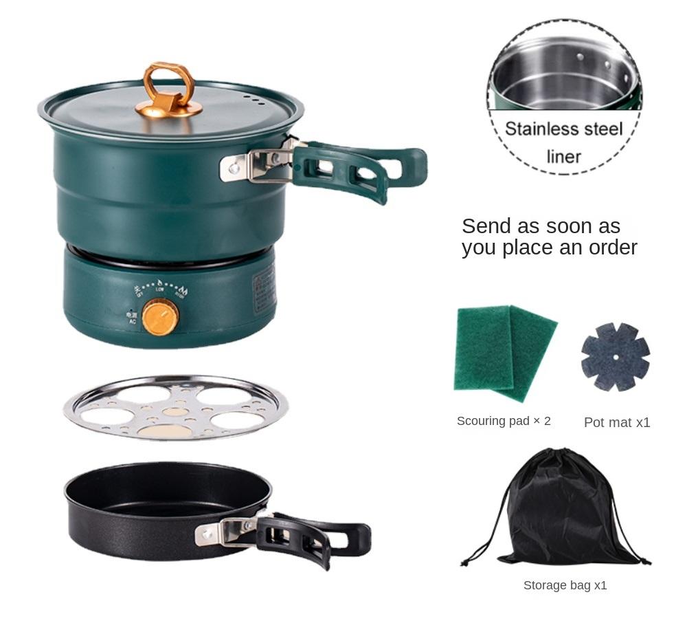 110 В/220 В электрическая рисоварка портативная сплит-сковорода электрическая тушеная — фото 8