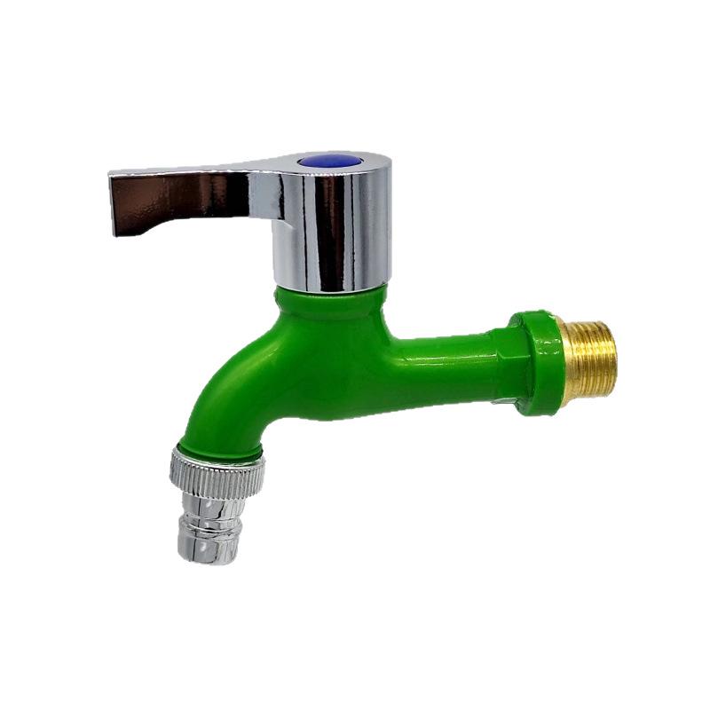 Colored PPR Plastic Quick-Open Faucet for Washing Machines and Mop Pools