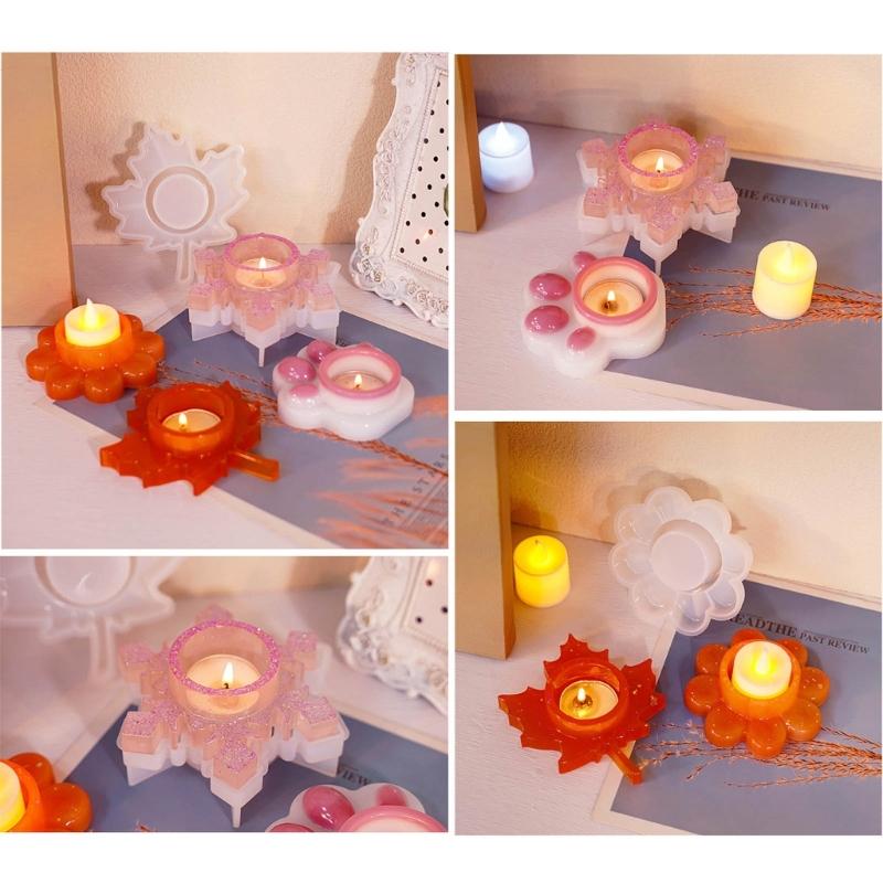 Silicone Resin Molds for Candle Holder Wall Decoration Mould DIY Crafts Unique Epoxy Resin Art Decoration Crafts Mould