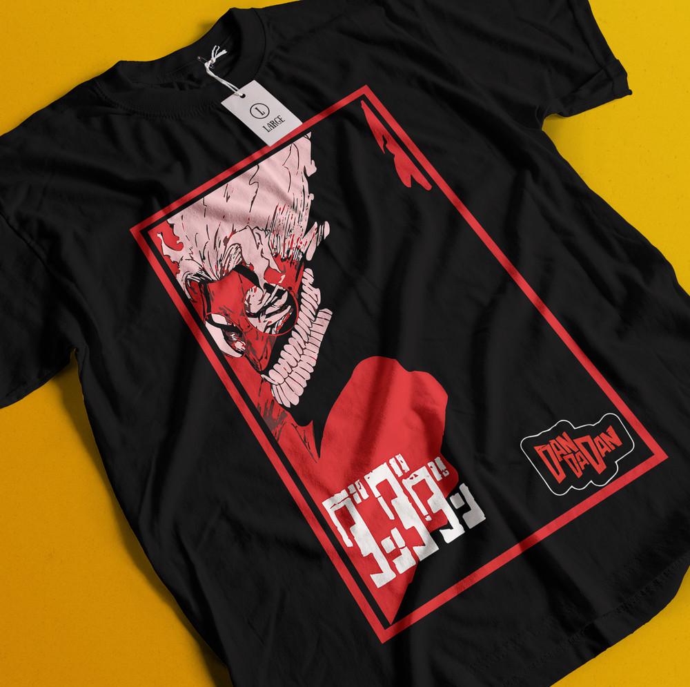 

Футболка Dan Da Dan Футболка Окарун Футболка Момо Аясэ Футболка Кен Футболка Турбо Джин Айра Сэйко M