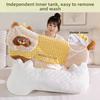 Cartoon Cat Plush Pillow With Removable Washable Cover For Bedroom Comfort And Relaxation