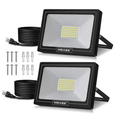 MEIKEE LED světlomet, Pracovní světlo, Světlo na značku, 50 W, Denní bílá, Rybářské světlo, Světlo na parkoviště, Energeticky úsporné, Vysoká svítivost, Těžký