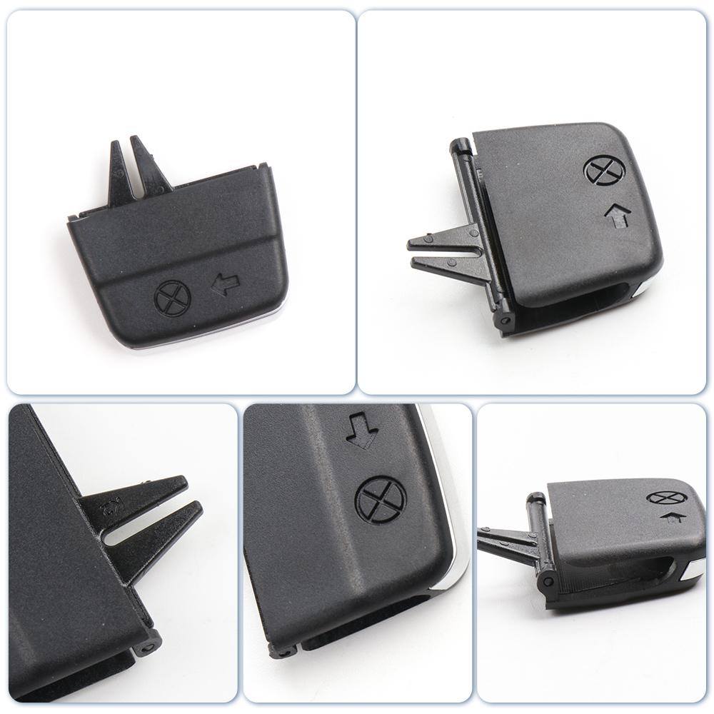 Left and Right Black Front AC Vent Outlet Clip for KIA K2 2011-2015 OE 97460-4X000WK 97480-4X110WK