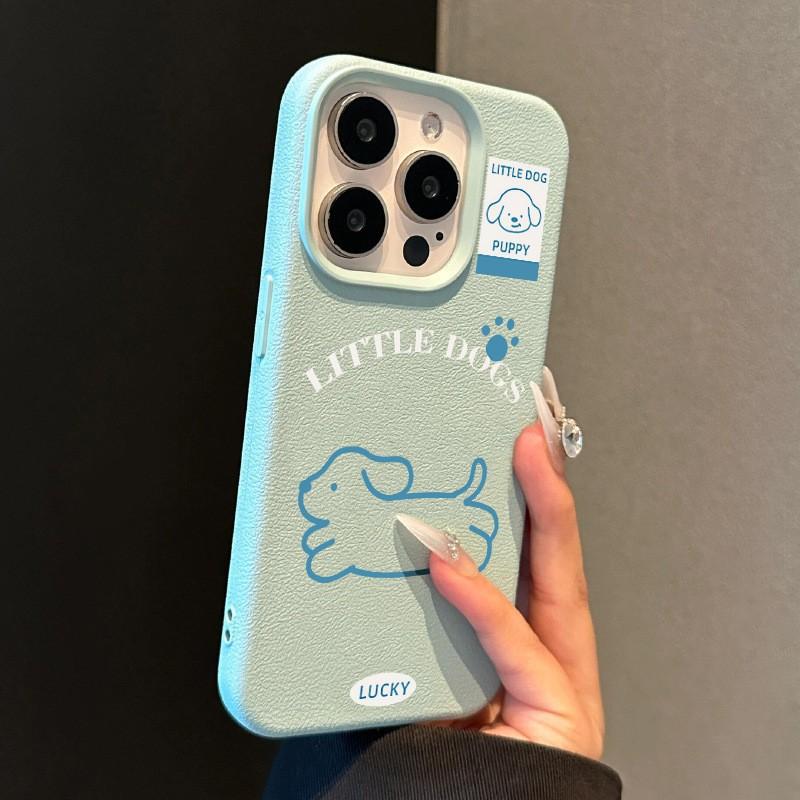 For Apple 16promax Mobile Phone Case for IPhone14 New 15/16 Summer Cartoon Line Dachshund Puppy