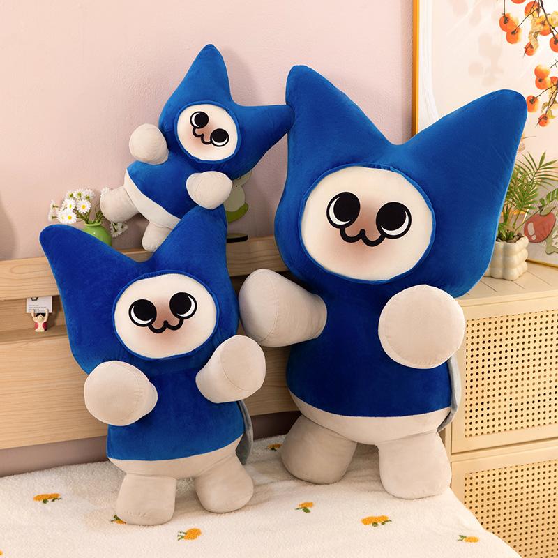 New Cute Cute Cat Series Doll Throw Pillow Elu Cat Monster Hunter Plush Toy for Girlfriend