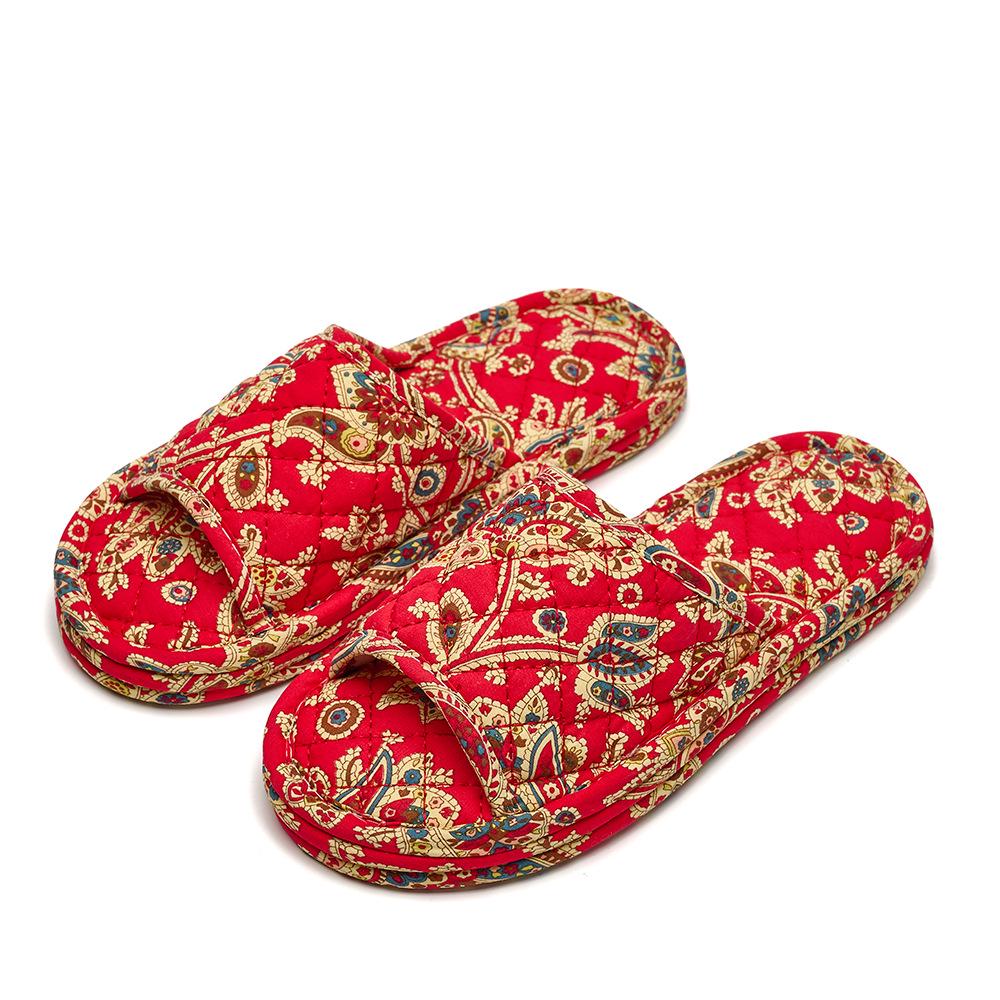 

Домашние тапочки из корейского трансграничного бесшумного материала - дышащие, пригодные для машинной стирки, толстая трехслойная подошва One Size