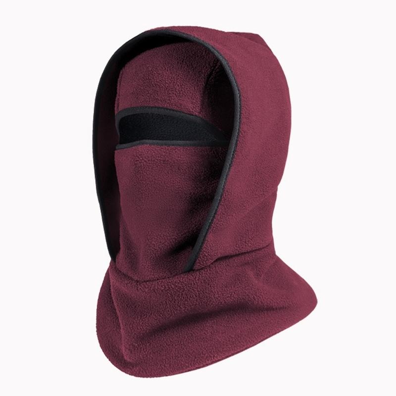Multiuse Balaclava Hat for Cycling Camping Trekking Warm Windproof Breathable Hoodie Hat for Adult Unisex Cold Weather