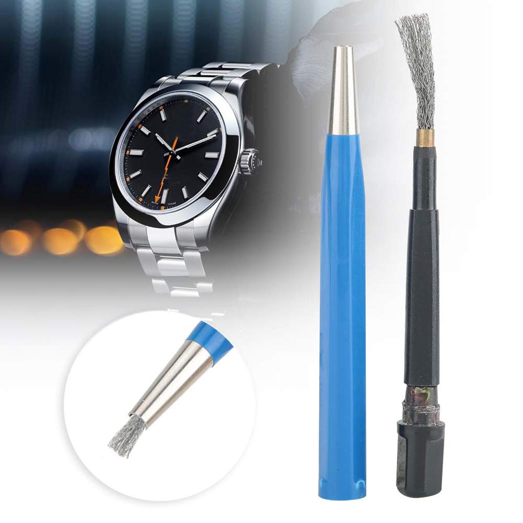 Compact Steel Wire Watch Cleaning Brush Tool Scratch Brush Pen Remove Rust and Oxidation with Ease Cleaning Tools