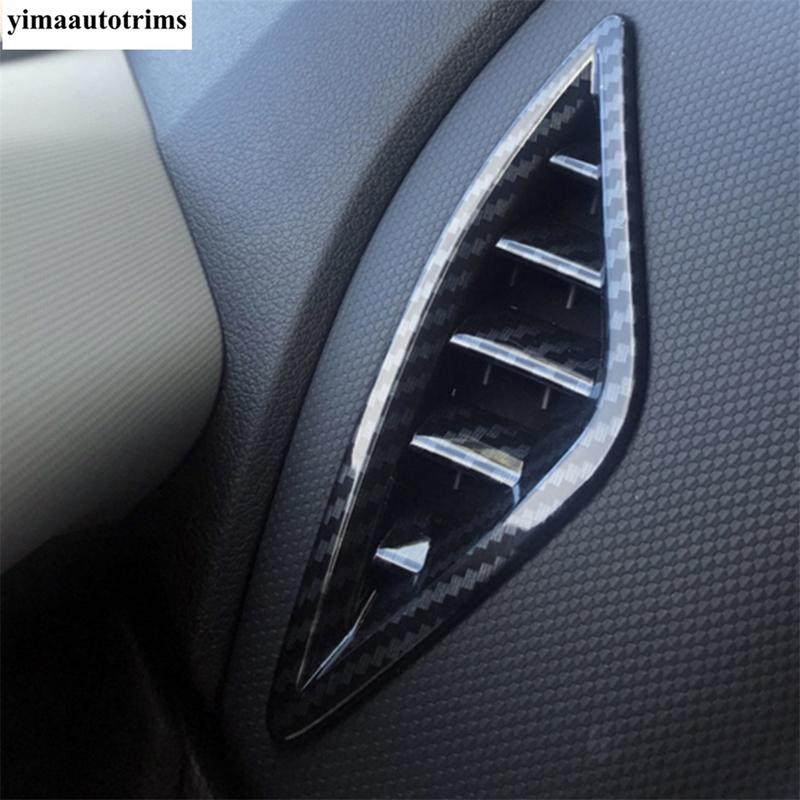 For Hyundai Creta  -  Window Lift Head Light Steering Wheel Gear Air AC Vent Outlet Cover Trim Carbon Fiber Accessories