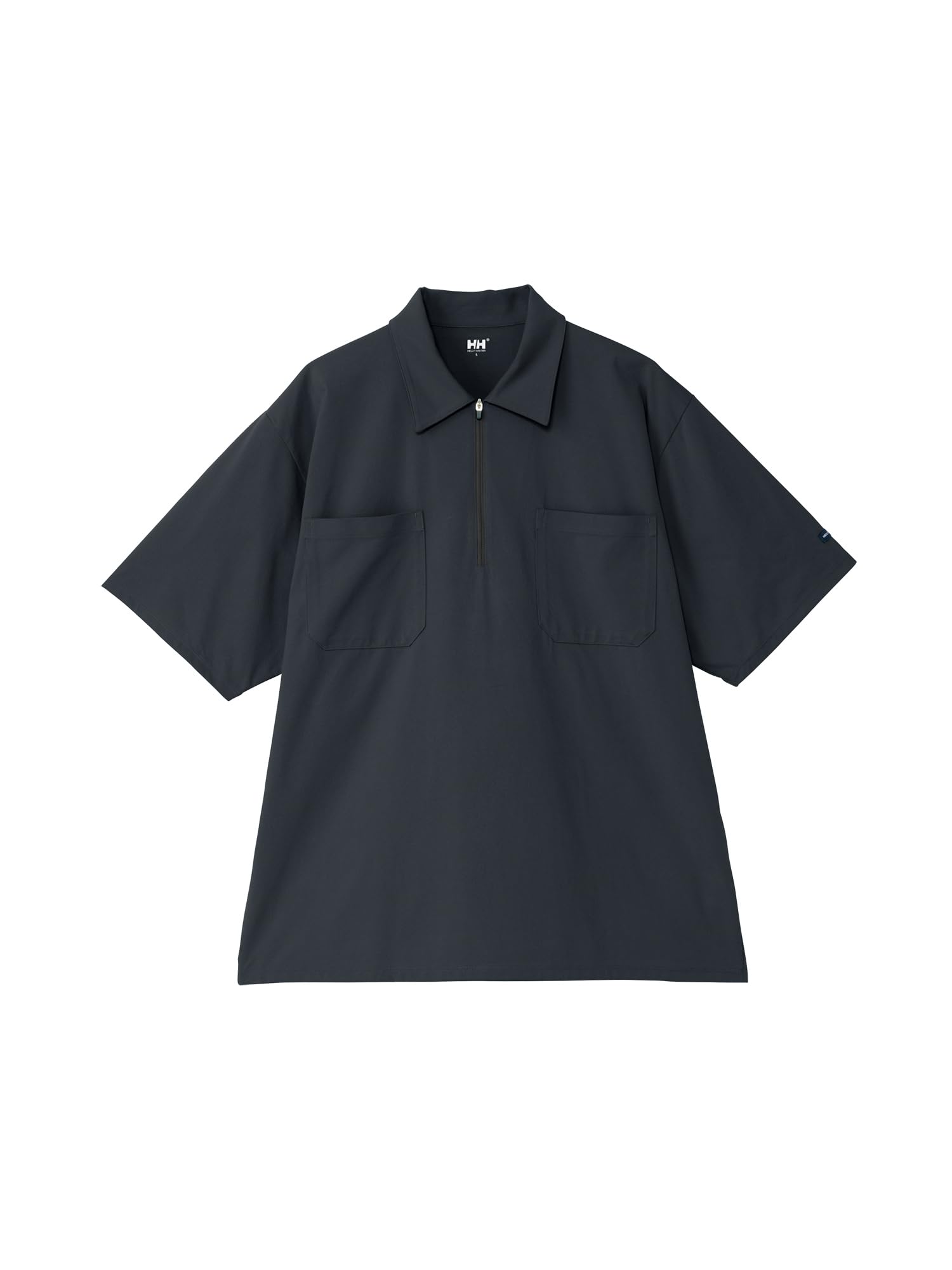 

S/S Amphibious Half-Zip Polo Black M