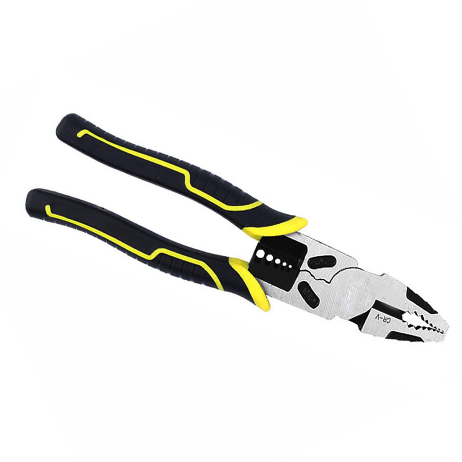 

Многофункциональные плоскогубцы Экономящие усилия Режущие Обжимные Стриппер для проводов Плоскогубцы Желтые 9 дюймов