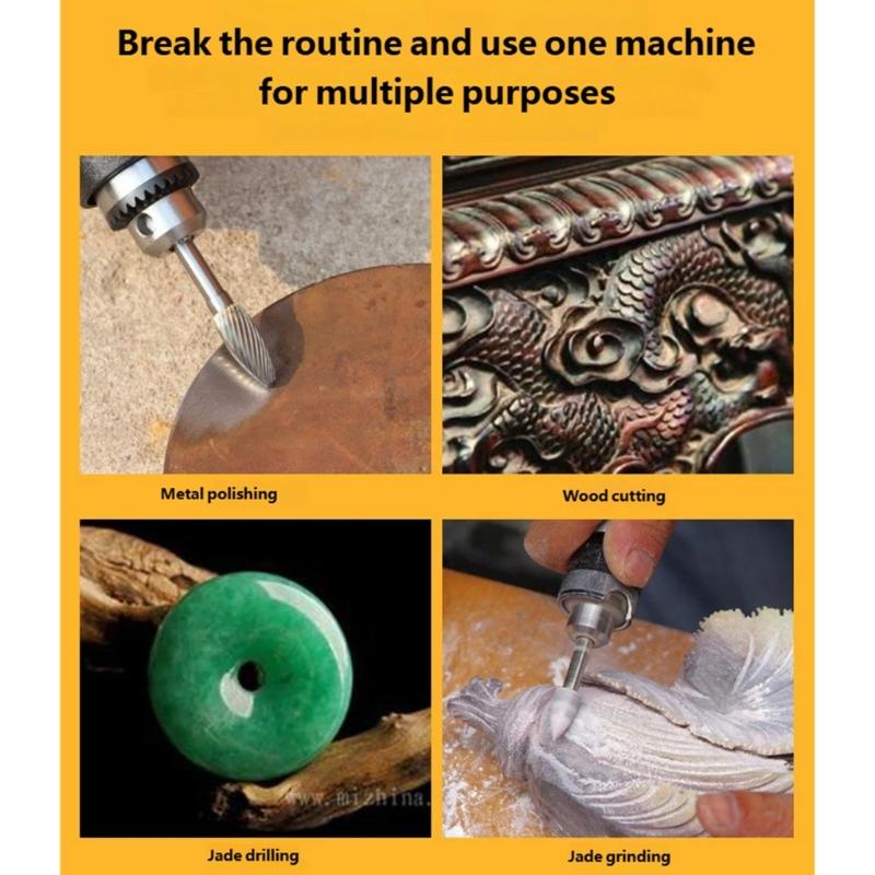 Universele Flexibele Schachten Opzetstuk Voor Elektrische Boormachines En Slijpmachines Ondersteunt 0,3 mm Tot 6,5 mm Accessoires