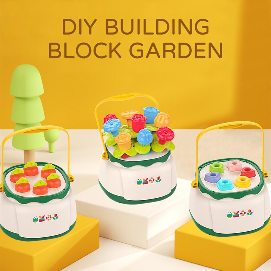 4in1 Baby Montessori Toy Toddler Fine Motor Skills Training Beads Toys Shape Sorting Blocks for Baby Preschool Sensory Activity