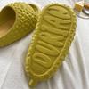Ins Durian Thick-soled Slippers Women's New Summer Wear Non-slip Indoor Home Soft Bottom Cool Slippers Men