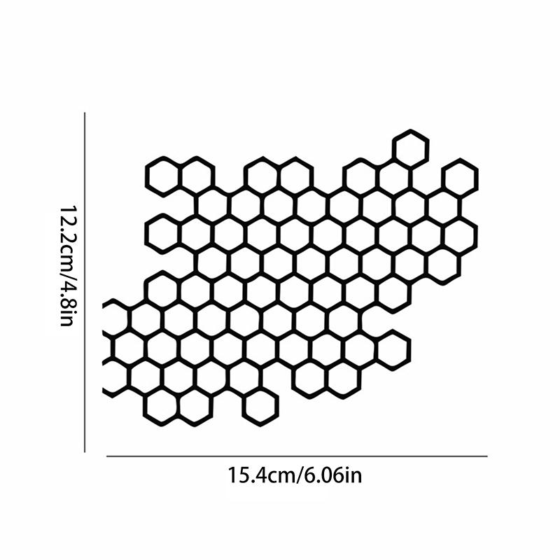 Motorcycle Sticker Honeycomb Helmet Decals Stickers Car Refit Creative Body Decoration Decals Waterproof Bumper Sticker