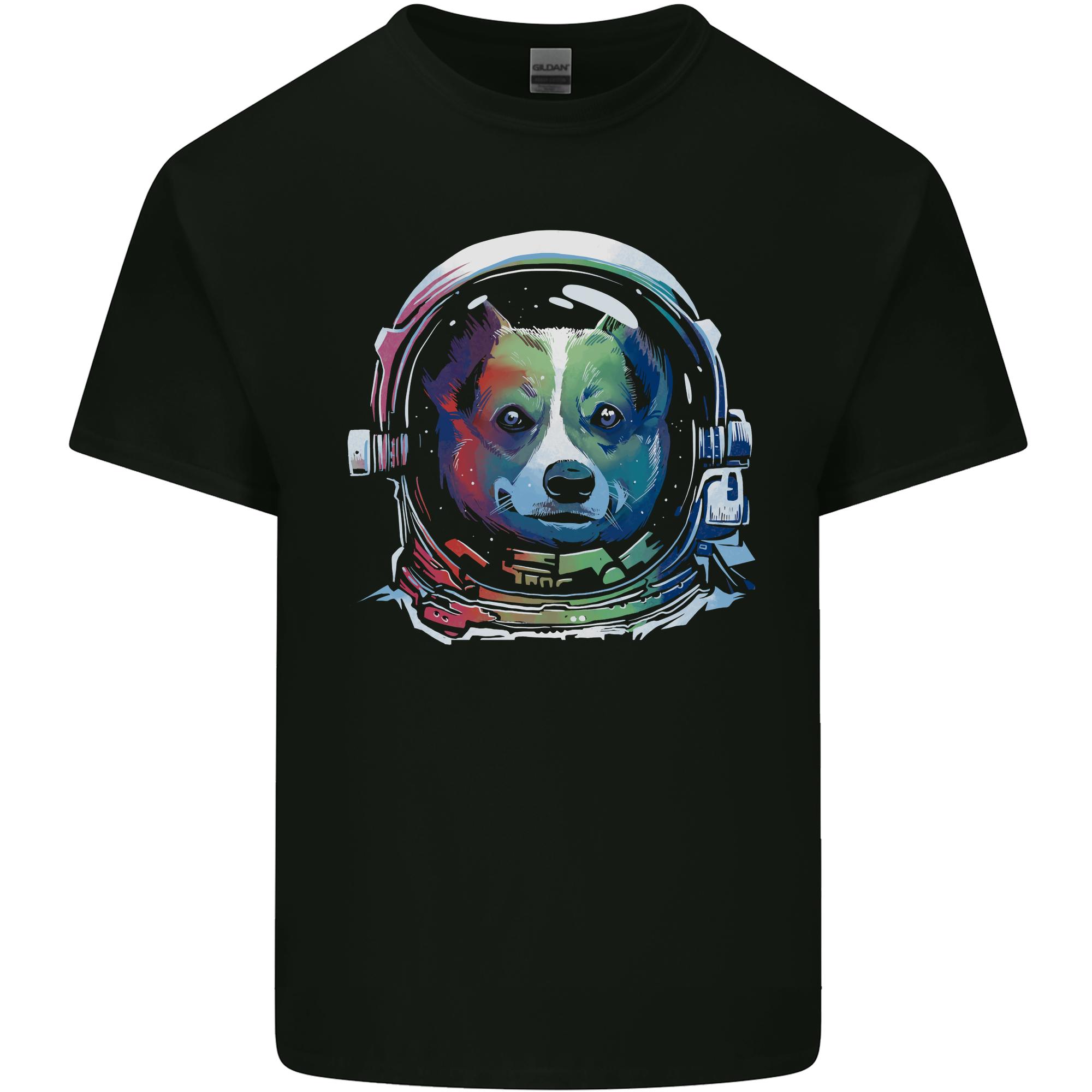 Corgi Astronaut Dog Unisexs Light Cotton TShirt S