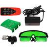 Green Laser Level Rotary Self Leveling Measuring Automatic Rotating Green Beam with Receiver Remote Control Carrying Case