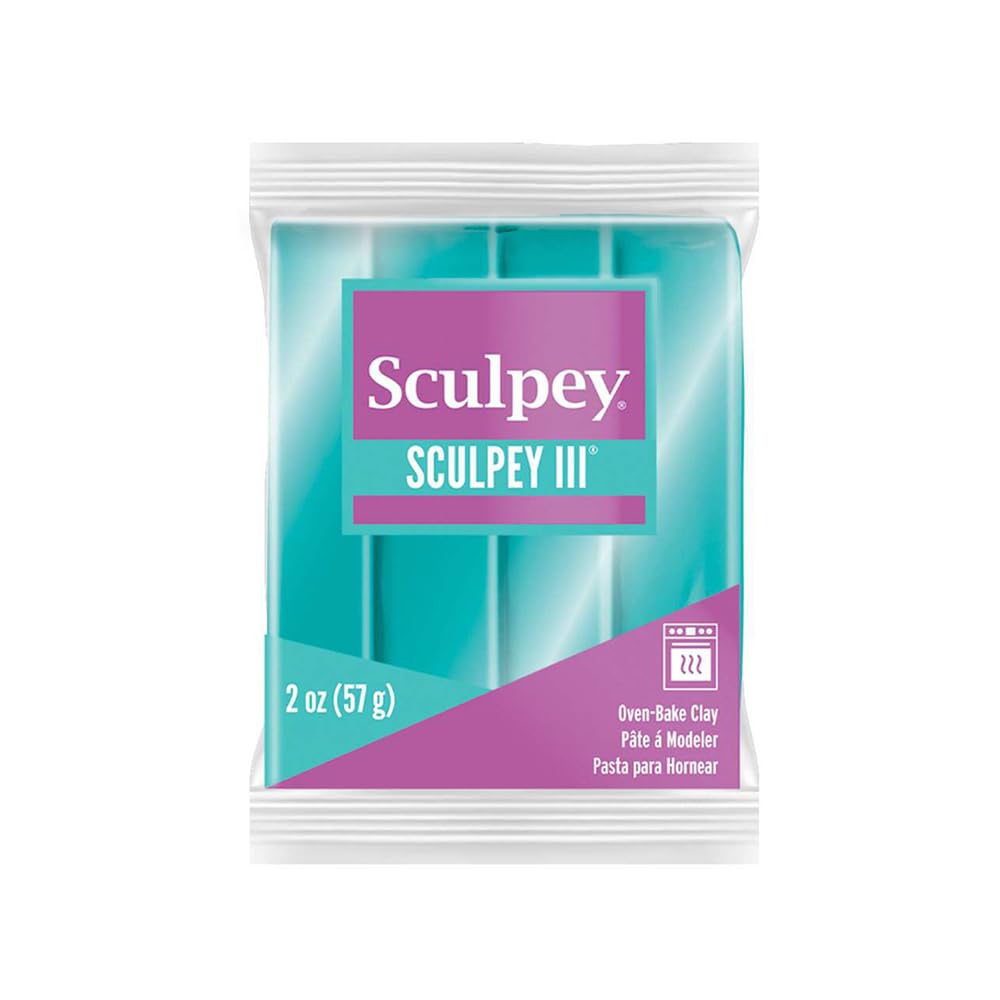 

Polyform Sculpey III 2 унции 538 бирюзовый жемчуг 39080538