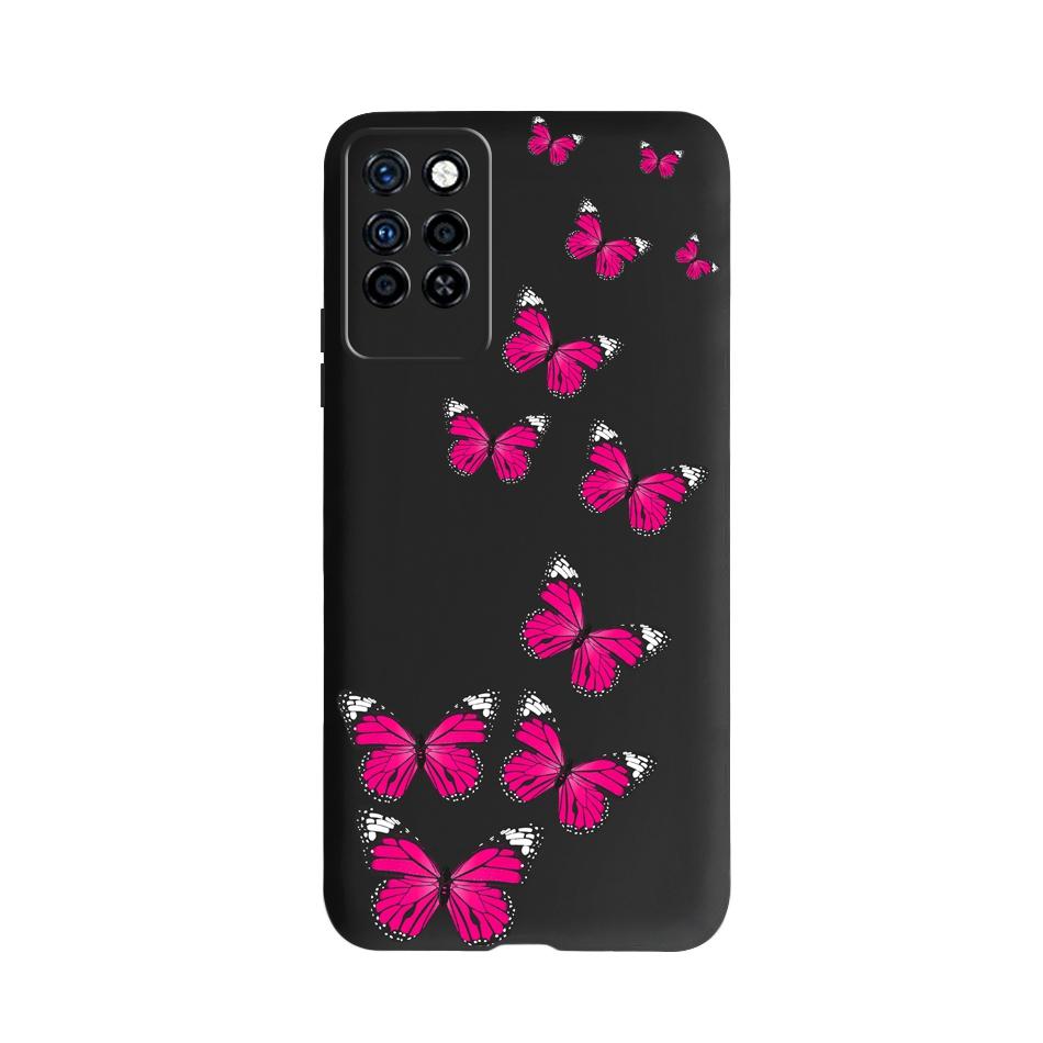 Süße Hülle Für Infinix Note 10 Pro NFC X695C X695 Handyhülle Schwarzes Silikon Weiche Hülle Für Infinix Note 10 Funda Note10 Pro 6.95"