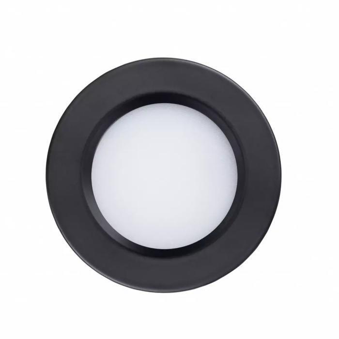 Spot LED Encastrable 55mm Compact Noir 3W DC12V Équivalent 25W - Blanc Naturel 4000K LCL-5579