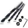 Multifunctional Twist Drill Bit Set for Woodworking