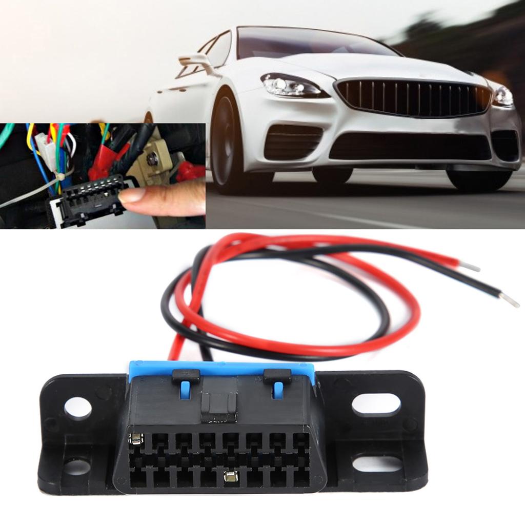 Car OBD2 Female Plug Power Line Burnin Test Holding Wire Tester