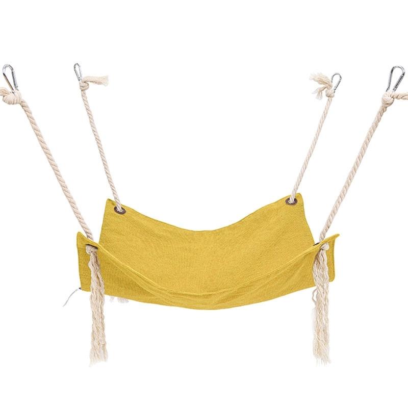 

Cats Hanging Bed Pet Cats Hammock Bed Heavy Duty Swing Bed Kitten Sleeping Bed Easy Fixed Kitten House Hammock Swing Toy 1 жёлтый